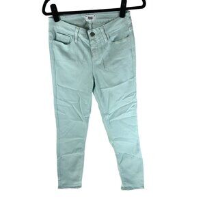 Paige Verdugo Crop Jeans Mint Green Womens Size 28